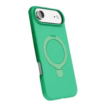 Newface Apple iPhone 17 Air Regal Magsafe Standlı Kapak - Yeşil