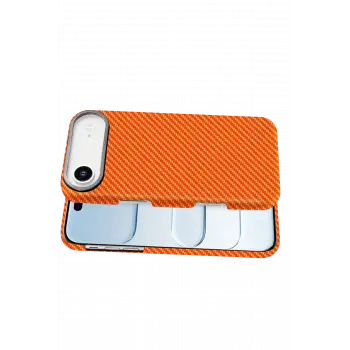 Newface Apple iPhone 17 Air Vega Magsafe Kapak - Turuncu
