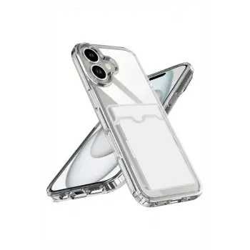 Newface Apple iPhone 17 Kart Şeffaf Silikon - Şeffaf