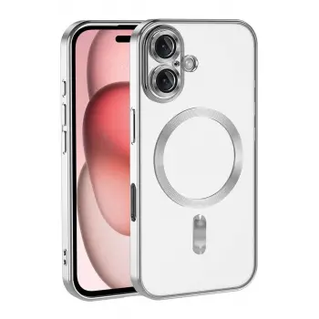 Newface Apple iPhone 17 Kross Magneticsafe Kapak - Gümüş