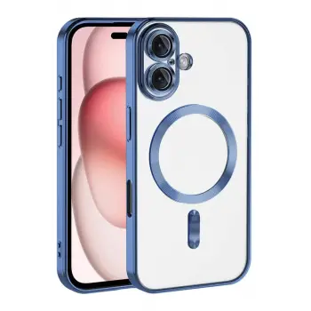 Newface Apple iPhone 17 Kross Magneticsafe Kapak - Sierra Blue