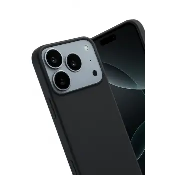 Newface Apple iPhone 17 Pro First Silikon - Siyah