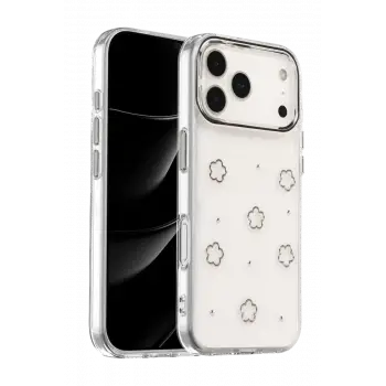 Newface Apple iPhone 17 Pro Fiyonk Desenli Kapak - Desen 2