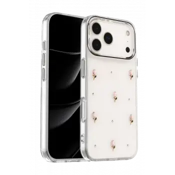 Newface Apple iPhone 17 Pro Fiyonk Desenli Kapak - Desen 6