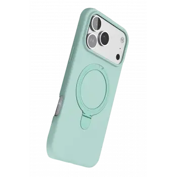 Newface Apple iPhone 17 Pro Max Regal Magsafe Standlı Kapak - Su Yeşili