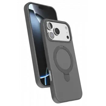 Newface Apple iPhone 17 Pro Max Regal Magsafe Standlı Kapak - Titan Gri