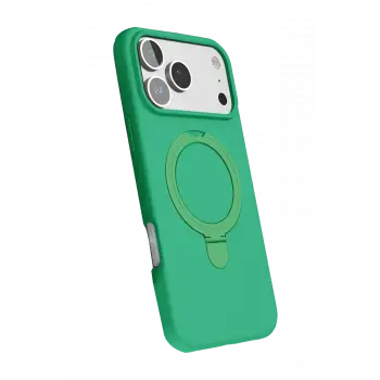 Newface Apple iPhone 17 Pro Max Regal Magsafe Standlı Kapak - Yeşil