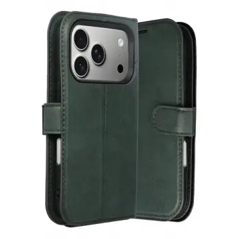 Newface Apple iPhone 17 Pro Max Trend S Plus Kapaklı Kılıf - Yeşil
