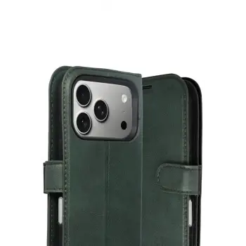 Newface Apple iPhone 17 Pro Max Trend S Plus Kapaklı Kılıf - Yeşil