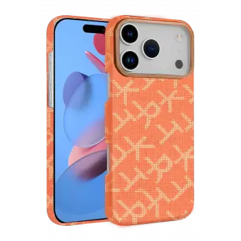 Newface Apple iPhone 17 Pro Max Vega Magsafe Kapak - Açık Turuncu