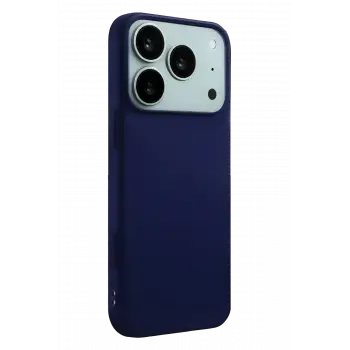 Newface Apple iPhone 17 Pro Nano içi Kadife Silikon - Lacivert