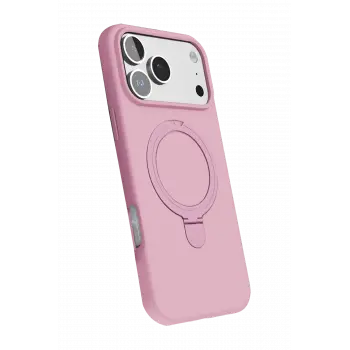 Newface Apple iPhone 17 Pro Regal Magsafe Standlı Kapak - Açık Pembe