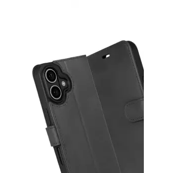 Newface Apple iPhone 17 Trend S Plus Kapaklı Kılıf - Siyah