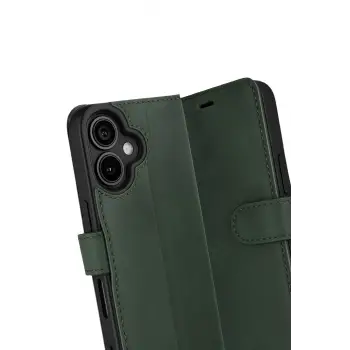 Newface Apple iPhone 17 Trend S Plus Kapaklı Kılıf - Yeşil