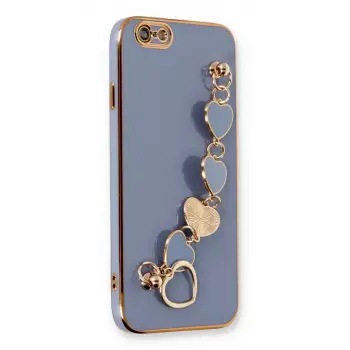Newface Apple iPhone 6 Kılıf Esila Silikon - Gri