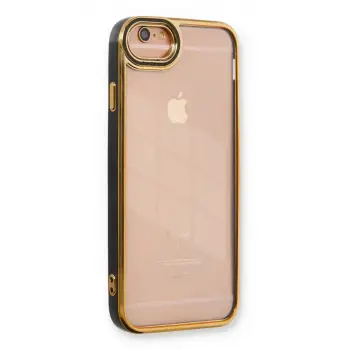 Newface Apple iPhone 6 Kılıf Liva Lens Silikon - Siyah