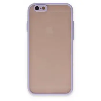 Newface Apple iPhone 6 Kılıf Montreal Silikon Kapak - Mor