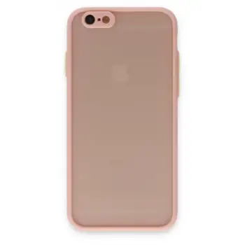 Newface Apple iPhone 6 Kılıf Montreal Silikon Kapak - Pembe