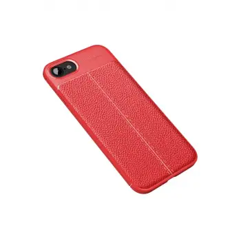 Newface Apple iPhone 7 Kılıf Auto Focus Kapak - Kırmızı