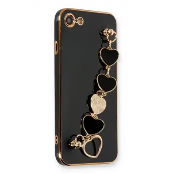 Newface Apple iPhone 7 Kılıf Esila Silikon - Siyah