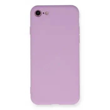 Newface Apple iPhone 7 Kılıf Nano içi Kadife Silikon - Lila