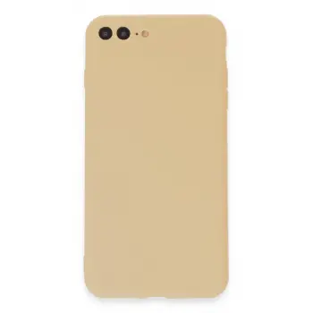 Newface Apple iPhone 7 Plus Kılıf First Silikon - Gold