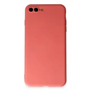 Newface Apple iPhone 7 Plus Kılıf First Silikon - Kiremit
