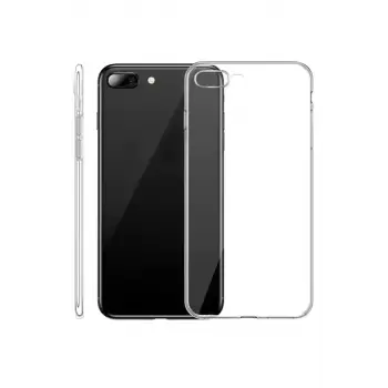 Newface Apple iPhone 8 Plus Kılıf Lüx Şeffaf Silikon