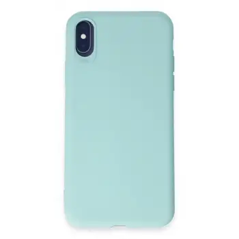 Newface Apple iPhone X Kılıf First Silikon - Turkuaz