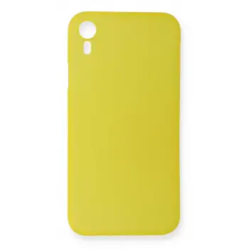 Newface Apple iPhone XR Kılıf PP Ultra İnce Kapak - Sarı