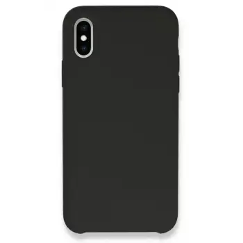 Newface Apple iPhone XS Max Kılıf Lansman Legant Silikon - Siyah
