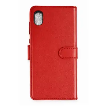 Newface Apple iPhone XS Max Trend S Plus Kapaklı Kılıf - Kırmızı