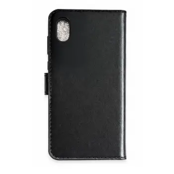 Newface Apple iPhone XS Max Trend S Plus Kapaklı Kılıf - Siyah