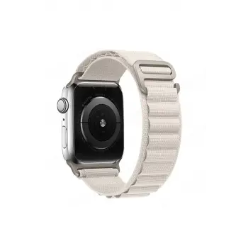 Newface Apple Watch 38mm Mountain Kordon - Beyaz