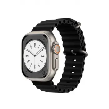 Newface Apple Watch 38mm Ocean Kordon - Siyah