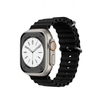 Newface Apple Watch 38mm Ocean Kordon - Siyah