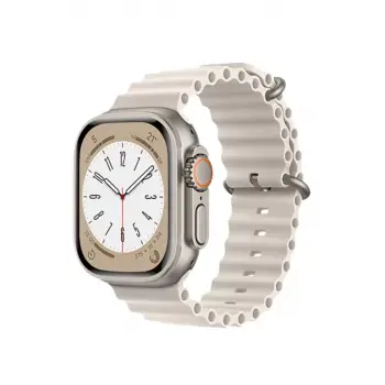 Newface Apple Watch 42mm Ocean Kordon - Krem