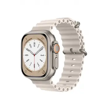 Newface Apple Watch 42mm Ocean Kordon - Krem