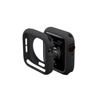 Newface Apple Watch 44mm Silikon Alt Kasa - Siyah