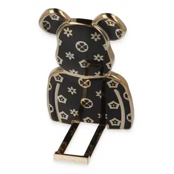 Newface Astro Stand Ayıcık Desenli - Siyah