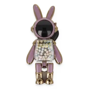 Newface Astro Stand Tavşan Astronot - Mor