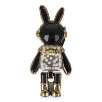 Newface Astro Stand Tavşan Astronot - Siyah