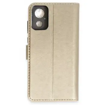 Newface General Mobile GM 23 SE Trend S Plus Kapaklı Kılıf - Gold