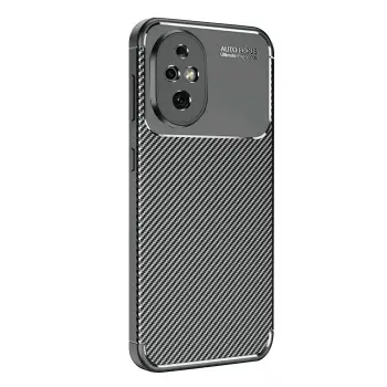 Newface Honor 200 Kılıf Auto Focus Karbon Kapak - Siyah