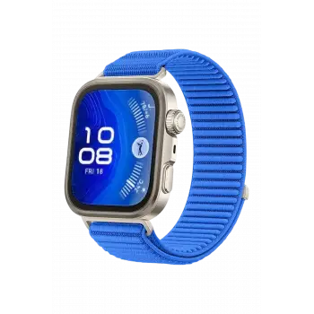 Newface Huawei Fit 4 Braid Kordon - Mavi