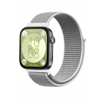 Newface Huawei Fit 4 Hasırlı Cırtcırtlı Kordon - Beyaz