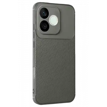 Newface Huawei Honor 600 Lite Auto Focus Karbon Kapak - Gri
