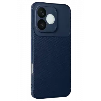 Newface Huawei Honor 600 Lite Auto Focus Karbon Kapak - Lacivert