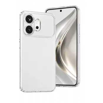 Newface Huawei Honor 600 Lüx Şeffaf Silikon - Şeffaf
