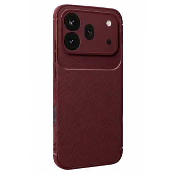 Newface Huawei Honor 600 Pro Auto Focus Karbon Kapak - Bordo